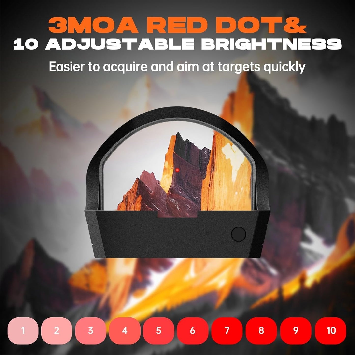 AZV PCO Reflex Red Dot Sight for Handguns