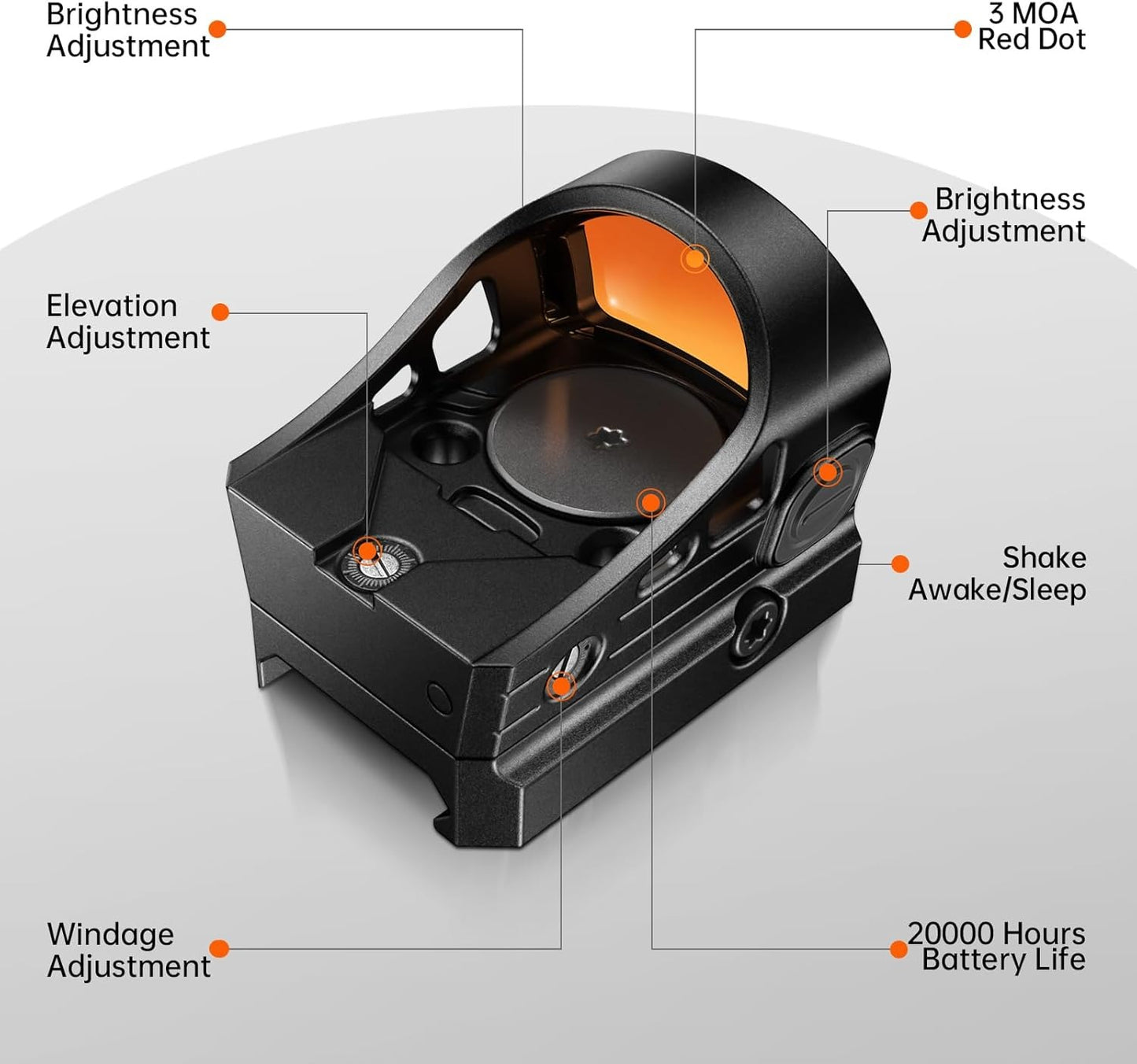 AZV PCO with Base Reflex Red Dot Sight