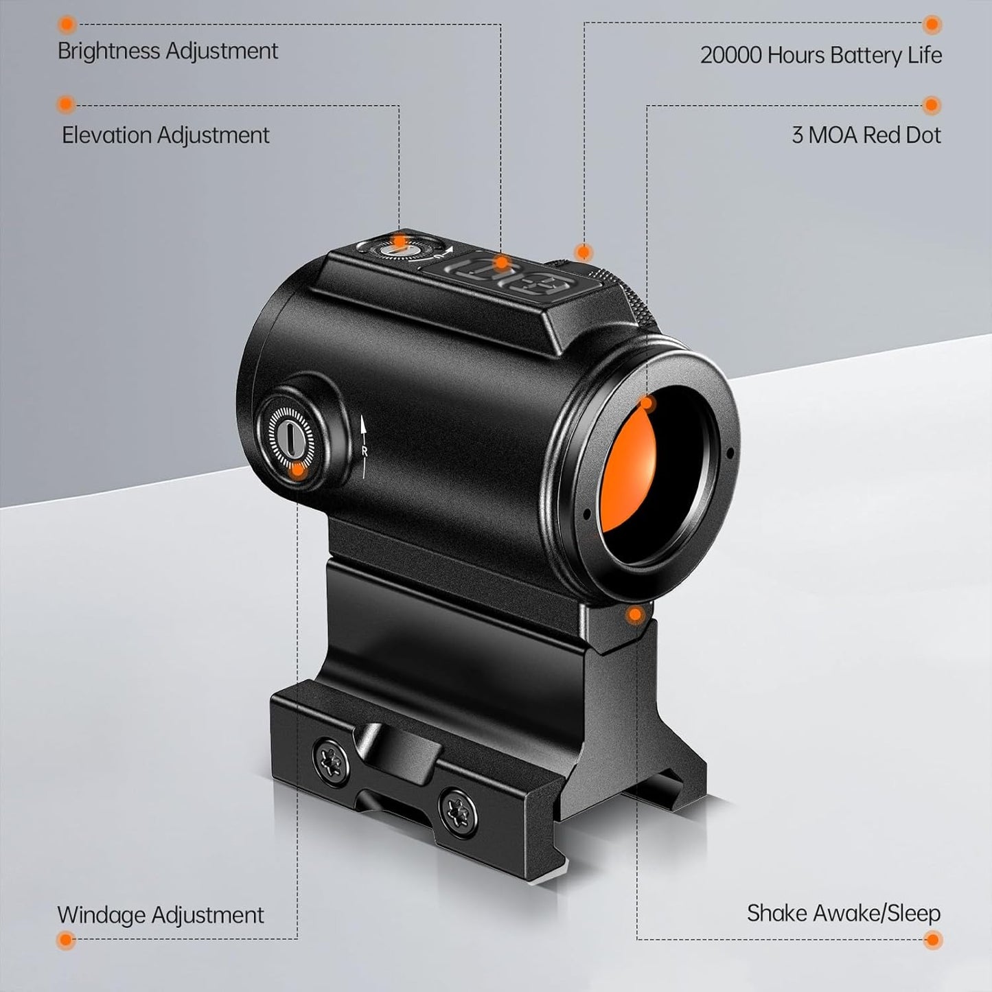 AZV QSO Red Dot Sight