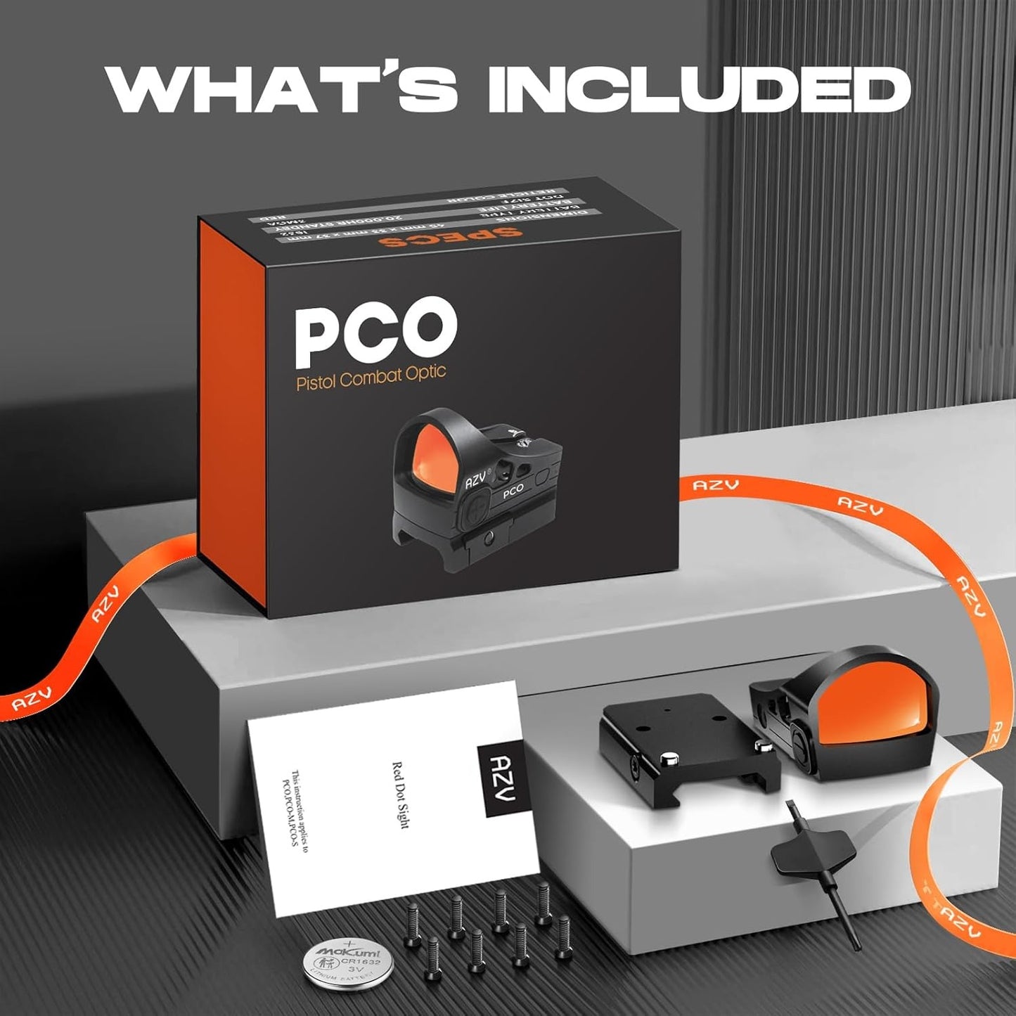 AZV PCO with Base Reflex Red Dot Sight