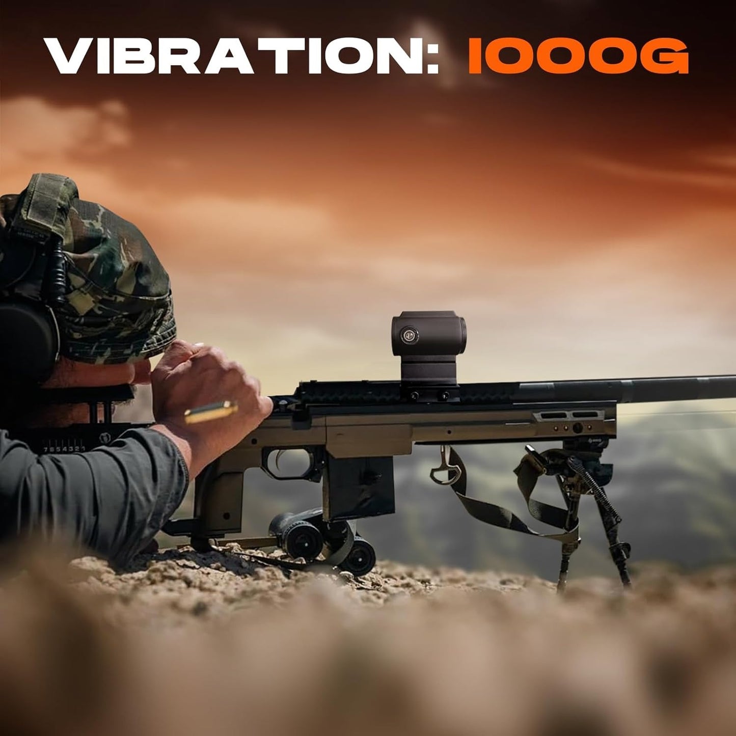 AZV QSO-S Solar Red Dot Sight for Rifle